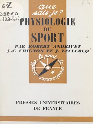 cover image of Physiologie du sport